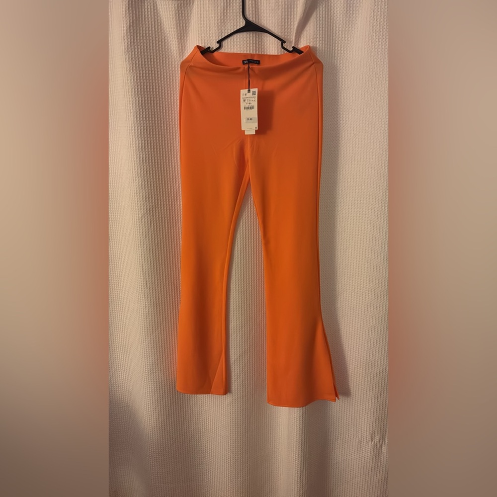 Zara Bold Orange Trousers
